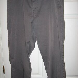 Big Mac Work Wear Gray Twill Pants Men's 38 x 29 Elastic Waist